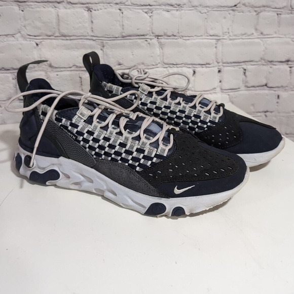 Nike React Sertu The 10th Mens 7.5 Lifestyle Athletic Sneakers AT5301-005 Blue - Picture 1 of 16